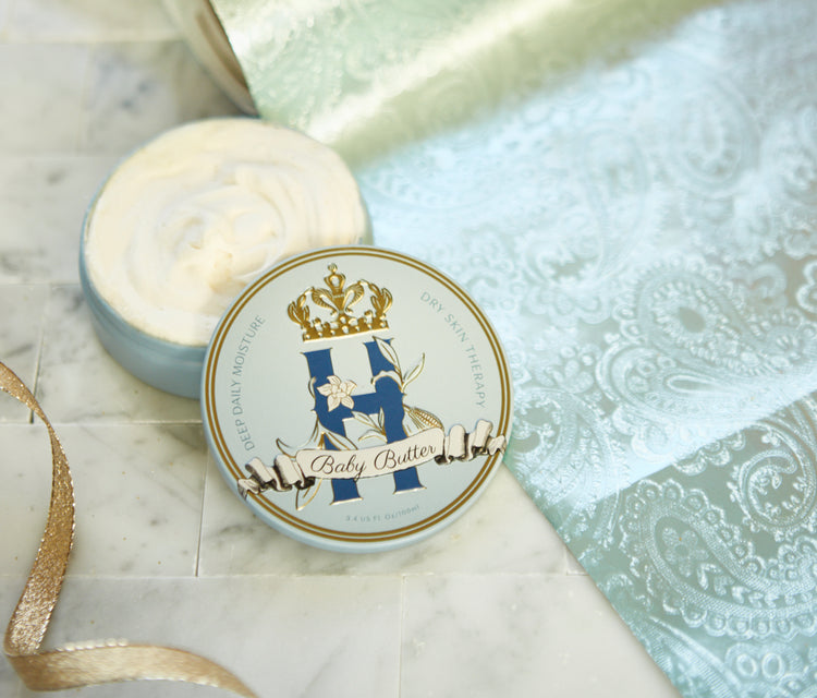 Baby Body and Bum Butter in Blue Sandalwood and Sweet Orange