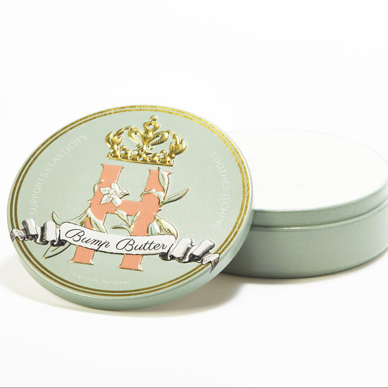 Royal Heir Botanicals Bump Butter Formula, organic whipped butter supporting skin elasticity and preventing stretch marks
