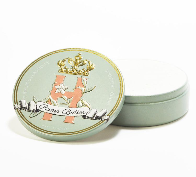 Royal Heir Botanicals Bump Butter Formula, organic whipped butter supporting skin elasticity and preventing stretch marks