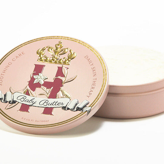 Royal Heir Botanicals Butter in Pink organic, food grade quality whipped butter. Soothing care for delicate skin.