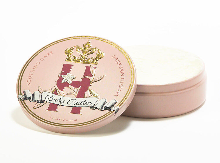 Royal Heir Botanicals Butter in Pink organic, food grade quality whipped butter. Soothing care for delicate skin.
