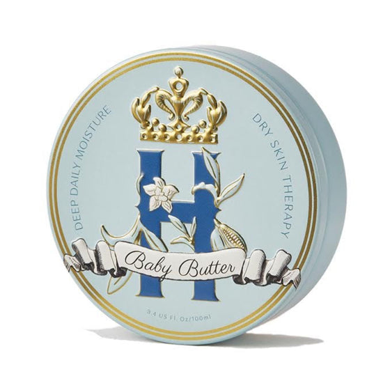 Royal Heir Botanicals Butter in Blue_organic, natural whipped butter for deep daily moisture for dry and eczema prone skin